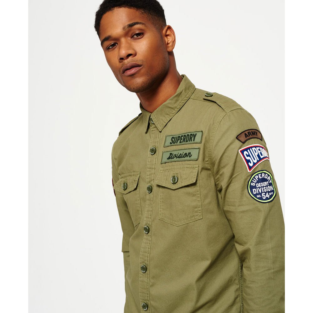Superdry Chemise Manche Longue Army Corps Lite