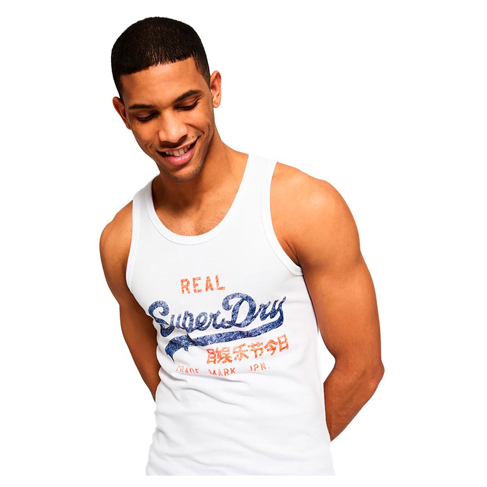 Superdry T-Shirt Sans Manches Vintage Logo Duo