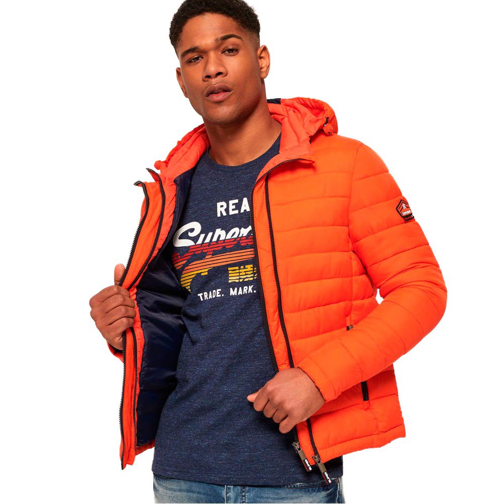 grip Weggelaten geweld Superdry Fuji Double Zip Jacket Orange | Dressinn