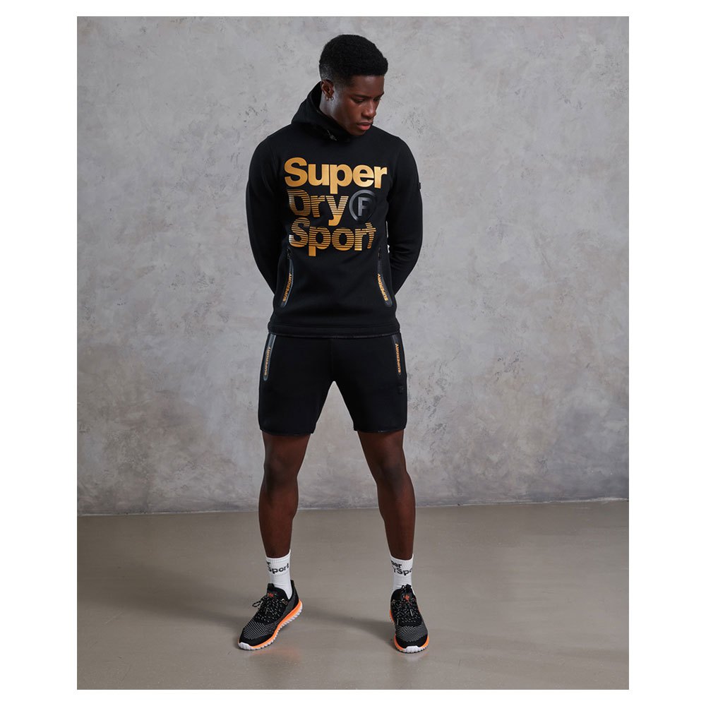 Superdry Sudadera Con Capucha Gymtech Gold Medal