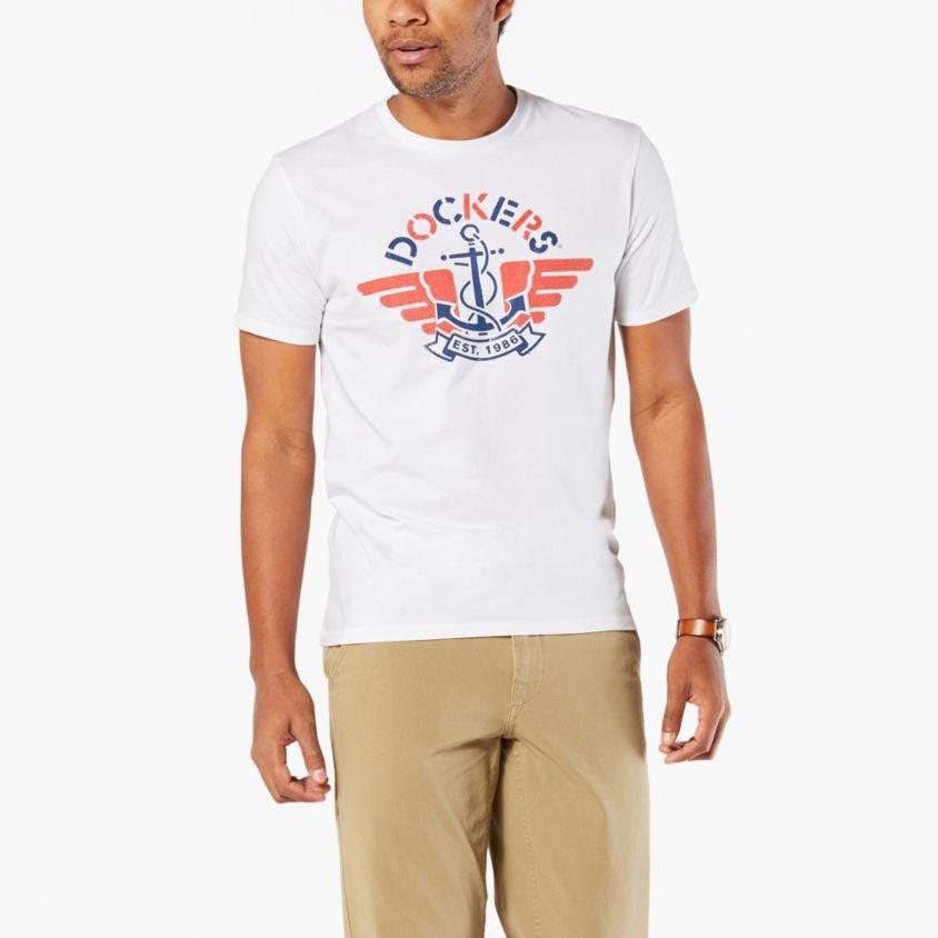 dockers-t-shirt-manche-courte-logo
