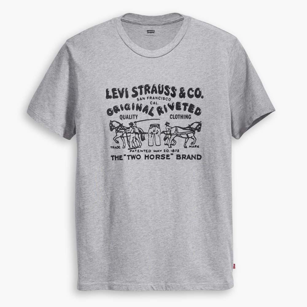 Messing matig stap in Levi´s ® 2 Horse Graphic Long Sleeve T-Shirt | Dressinn