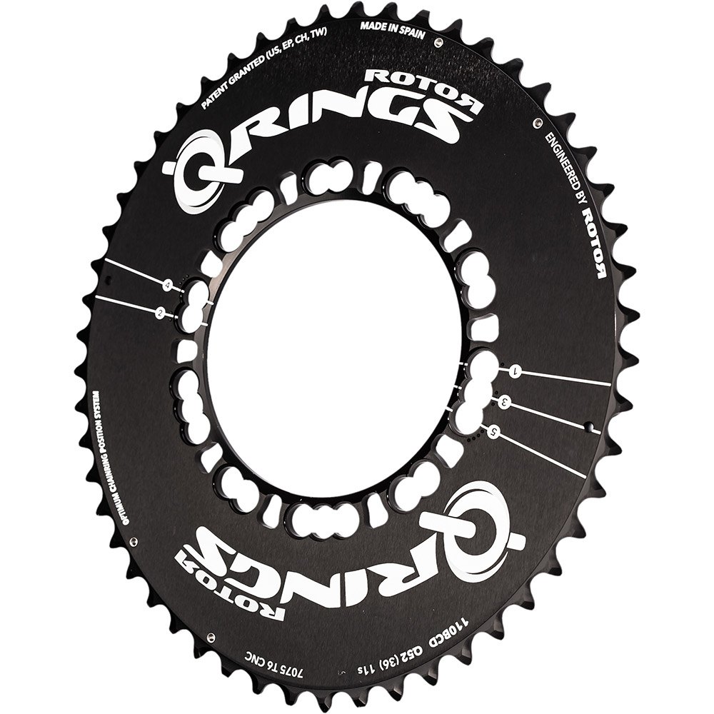 Rotor Q 110 BCD Outer Aero Chainring,