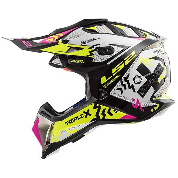 LS2 Subverter Triplex Motocross Helm