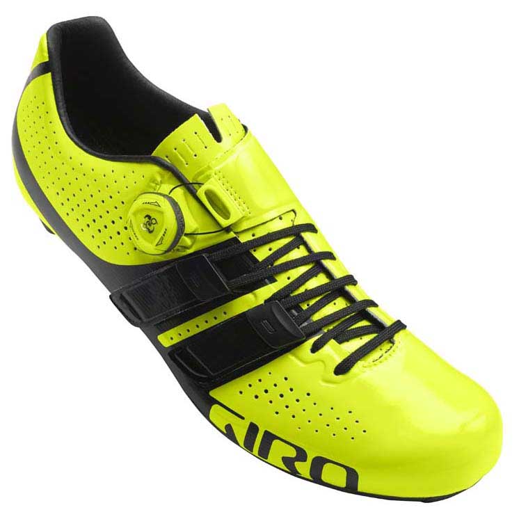 Giro Factor Techlace Road Shoes, Yellow | Bikeinn