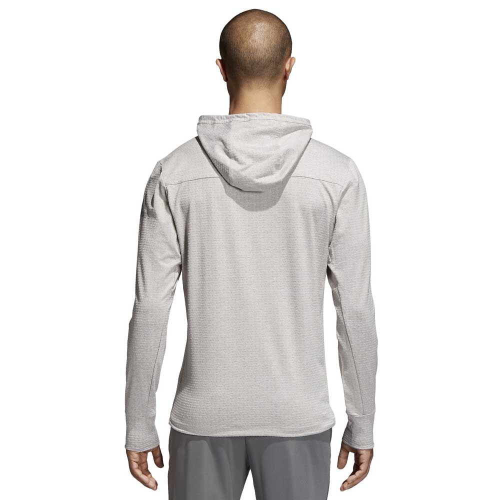 adidas Workout Textured Sweater Met Ritssluiting