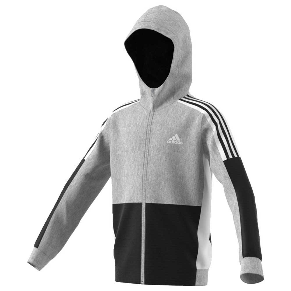 adidas ID Sport Fleece Full Hooded Sweater Met Ritssluiting