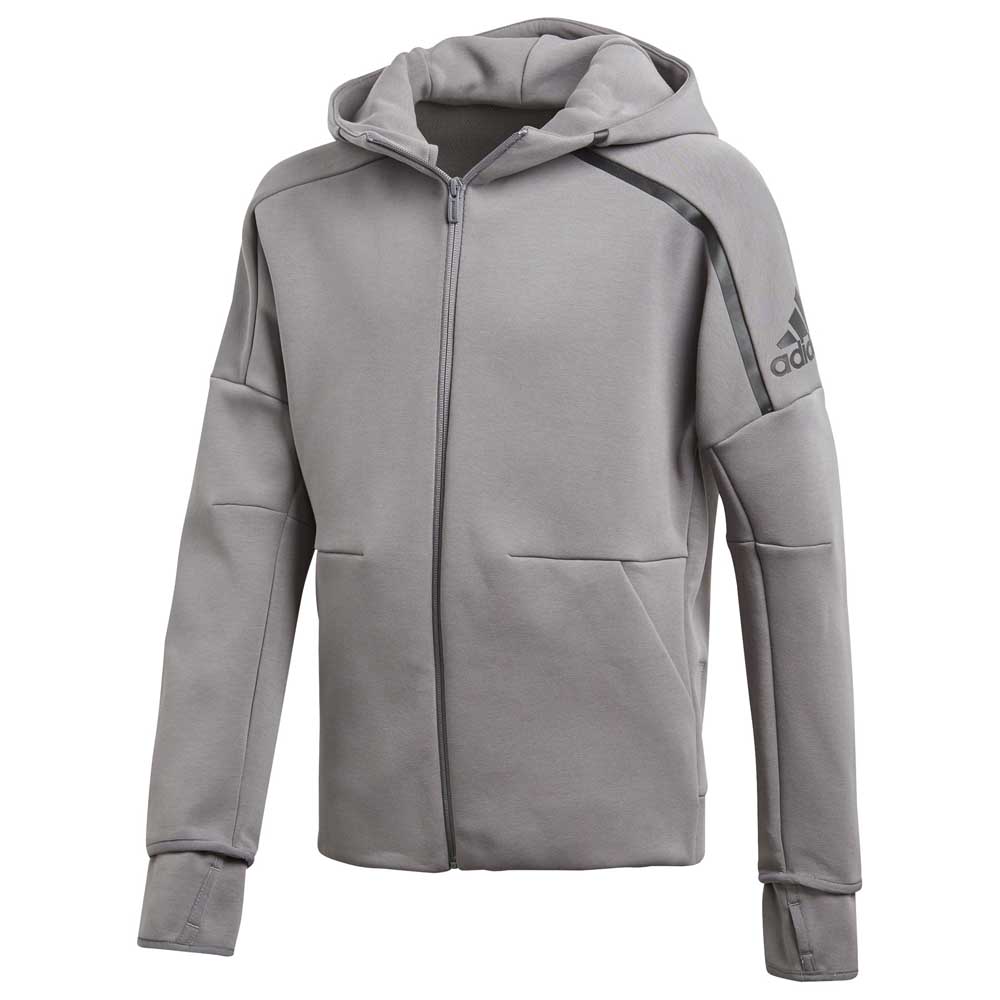 ZNE Hooded Full Zip Sweatshirt Grey