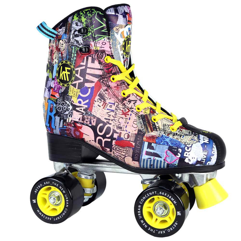 Dierentuin s nachts Invloed Teken een foto Krf Retro Fashion Art Roller Rolschaatsen Veelkleurig | Xtremeinn