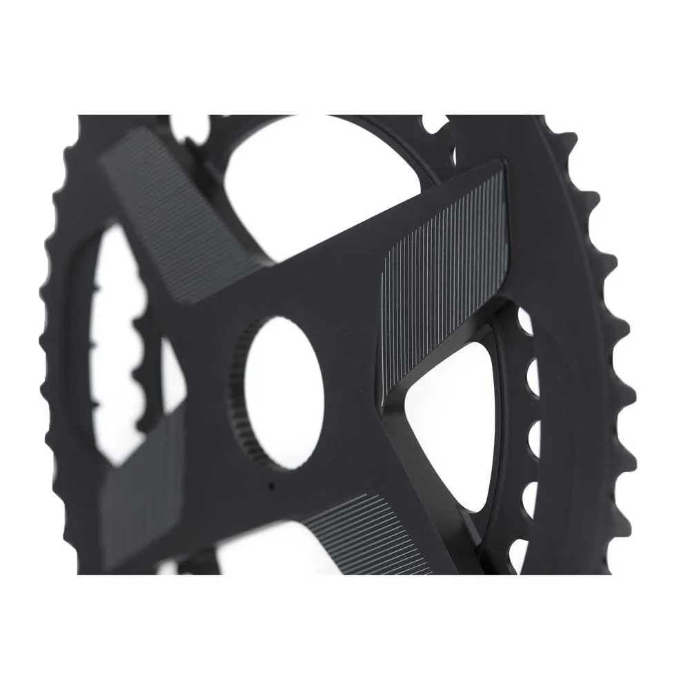 Plateau Vélo Rotor NoQ Aero Round 52 Dents 110BCD + Plateau Intérieur 36 Dents - Occasion