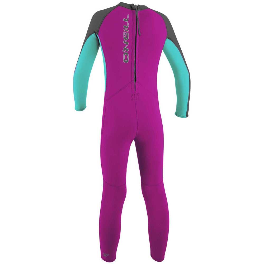 O´neill wetsuits Dos Zip Costume Fille Toddler Reactor II 2 mm