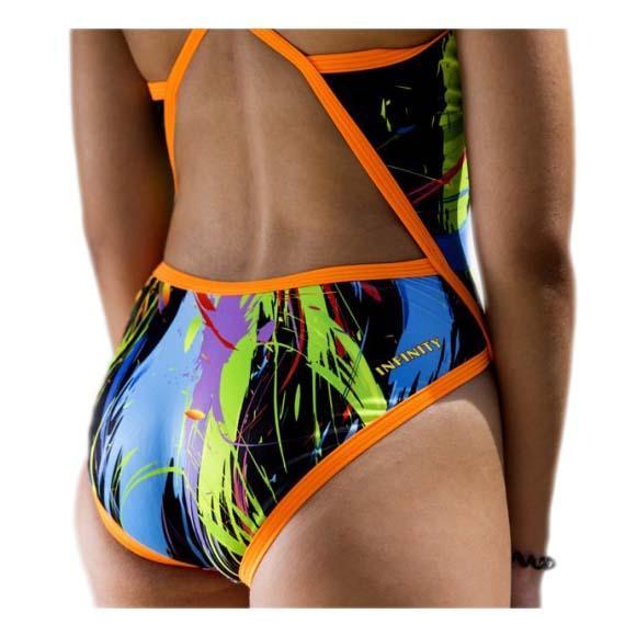 Disseny sport Paint Thin Strap Swimsuit
