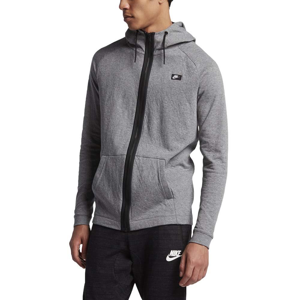 sekstant Tegne vejkryds Nike Sportswear Modern Full Zip Hooded Grey | Dressinn