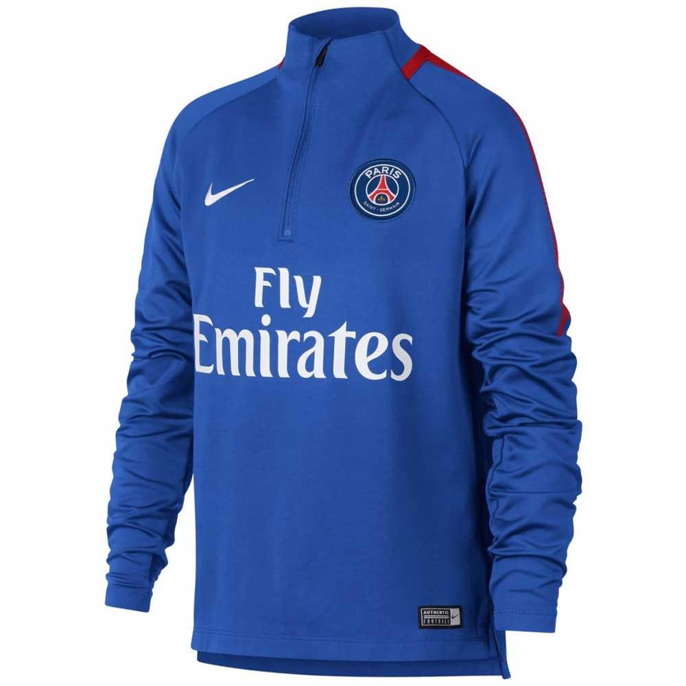 Nike Paris Saint Germain Squad Drill Top Junior Blue|