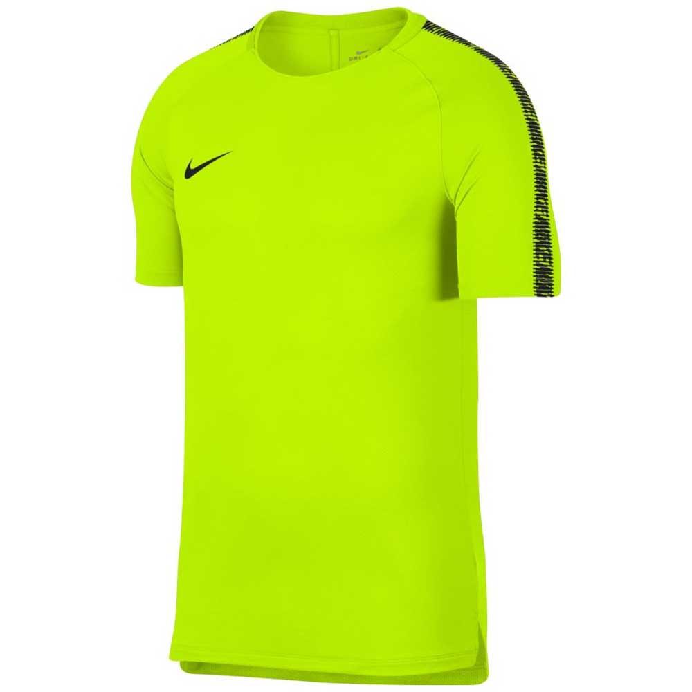 favoriete tevredenheid Verwisselbaar Nike Breathe Squad Short Sleeve T-Shirt Yellow | Goalinn