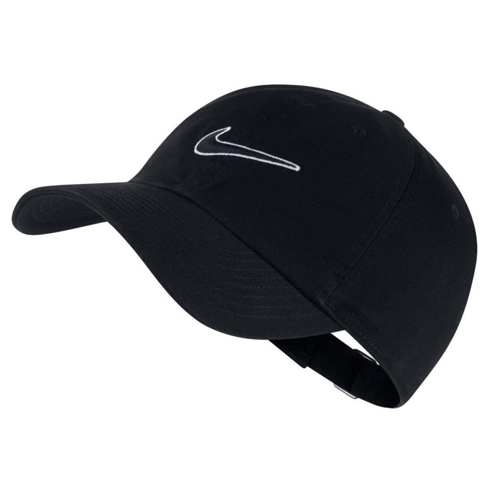 interrumpir mar Mediterráneo familia real Nike Heritage 86 Essential Swoosh Cap Black | Dressinn