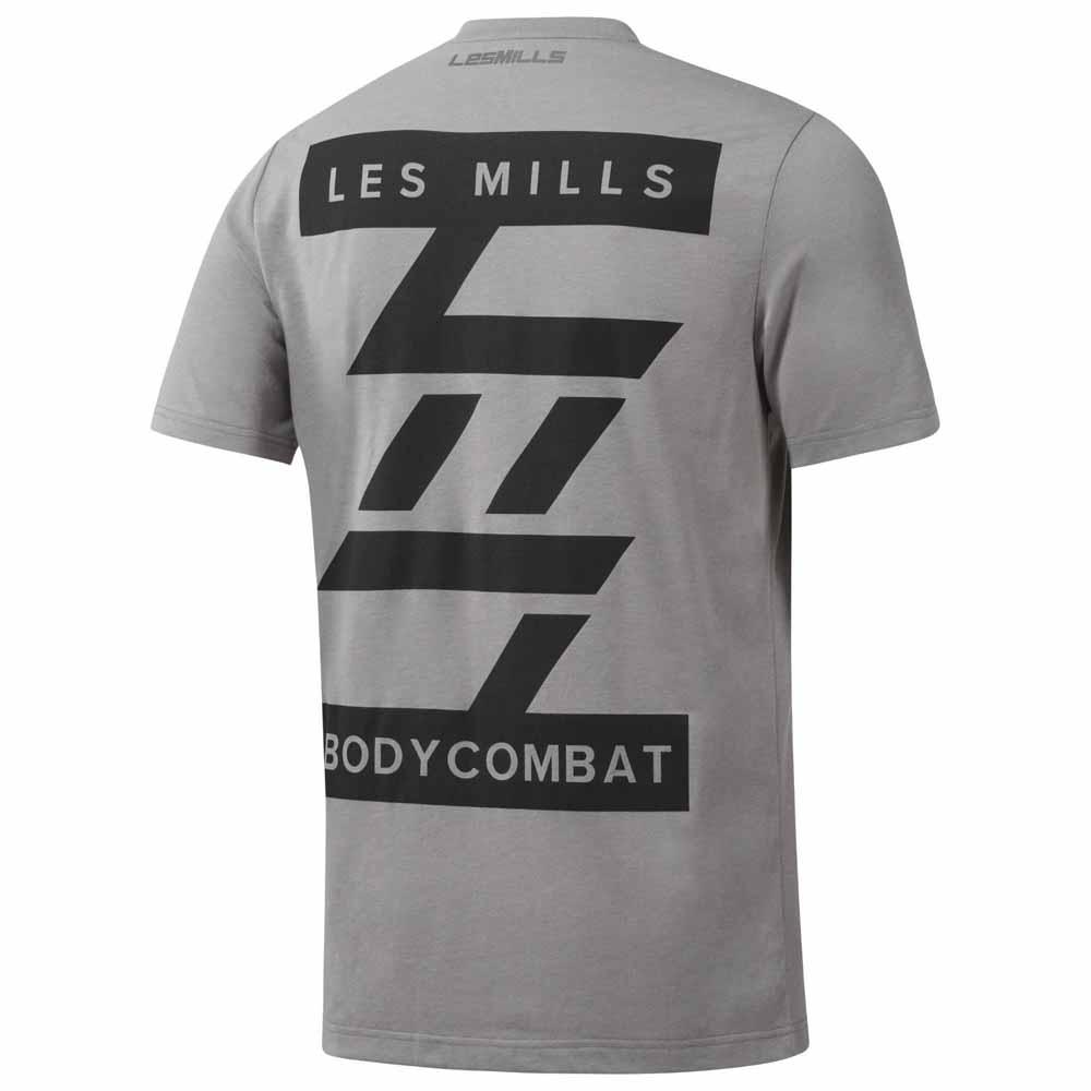 Trafik Melbourne oprejst Reebok Les Mills Body Combat Dual Blend Short Sleeve T-Shirt Grey| Traininn