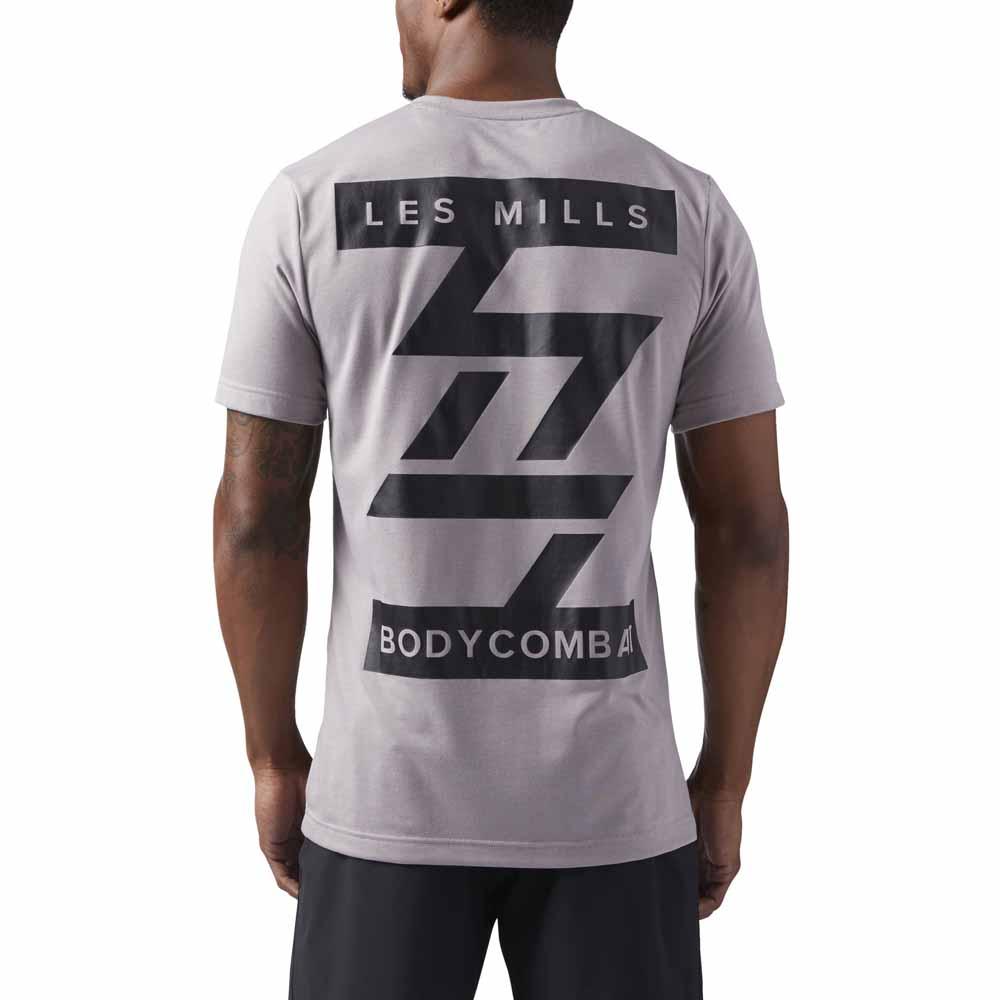 Kapel ært resident Reebok Les Mills Body Combat Dual Blend Short Sleeve T-Shirt Grey| Traininn