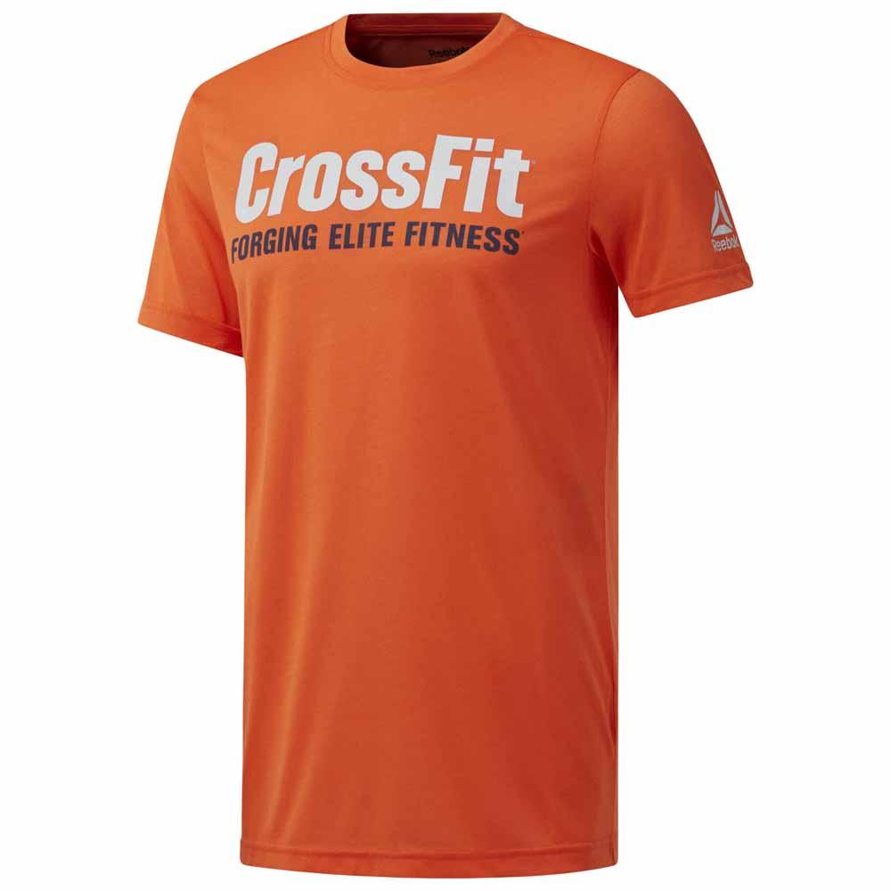 Reebok Elite Fitness Short Sleeve T-Shirt Orange|