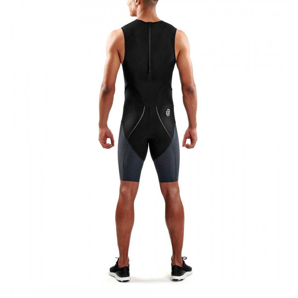 Skins DNAmic Triathlon Skinsuit With Back Zip Sleeveless Trisuit