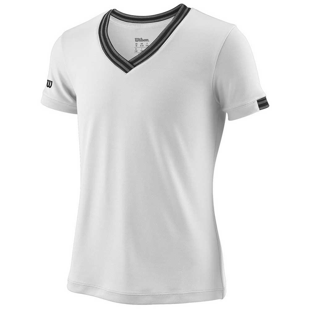 wilson-t-shirt-a-manches-courtes-team-v-neck