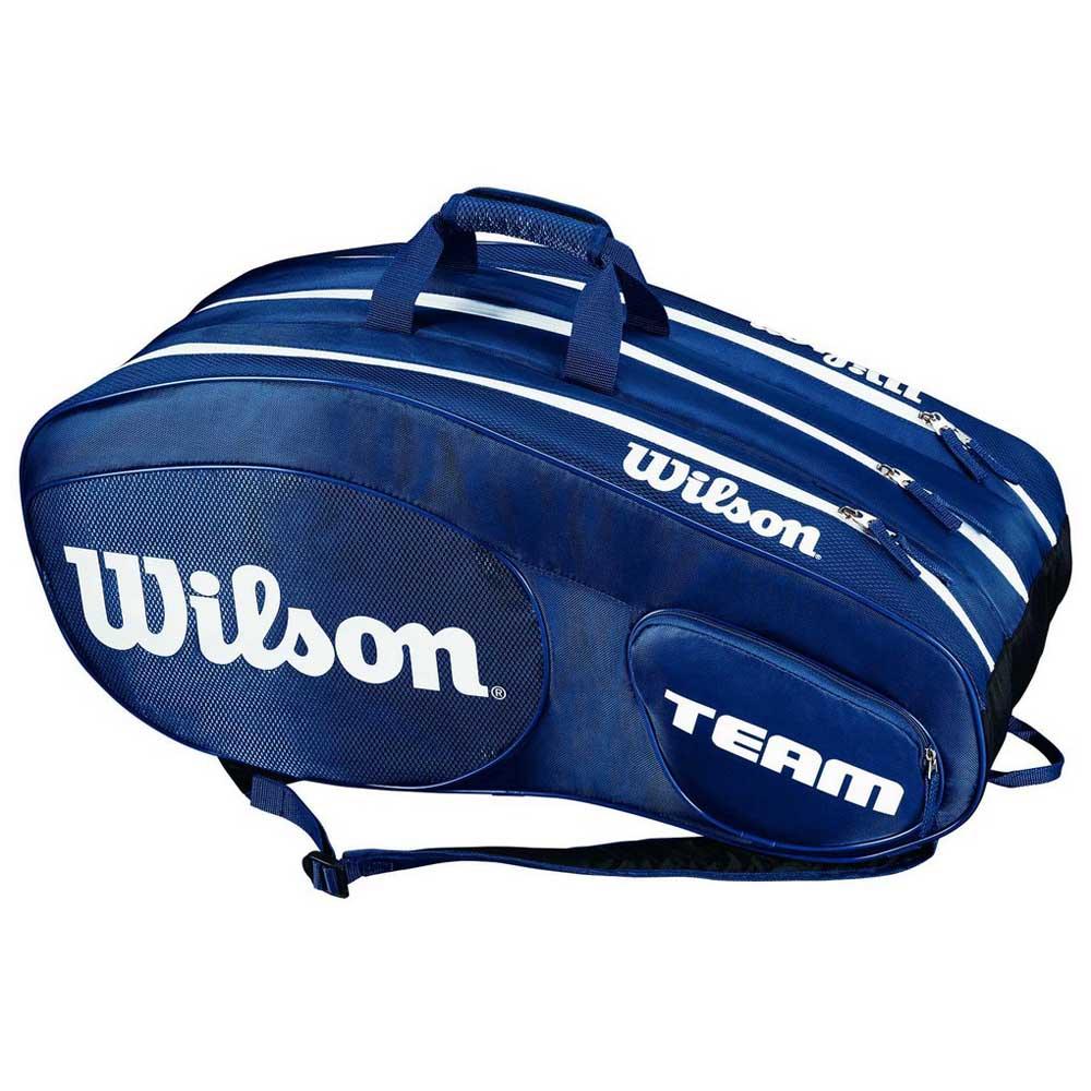 weiß Wilson Team II 12er Bag blau 