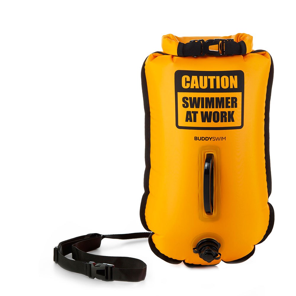 Buddyswim Boj Caution Swimmer At Work 20L