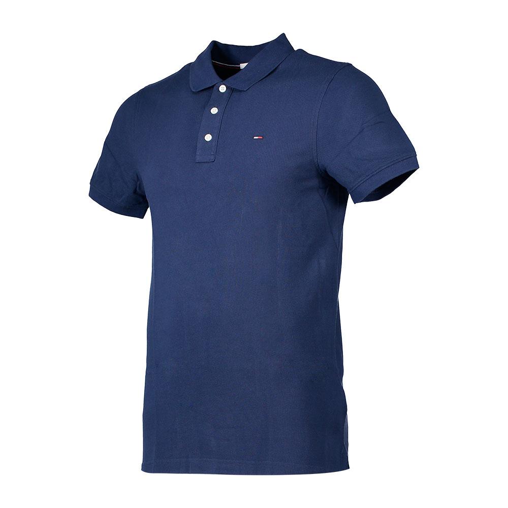 Tommy Hilfiger Polo Shirt Mens  Slim Fit Mesh Short Sleeve Top Flag Logo Stretch 
