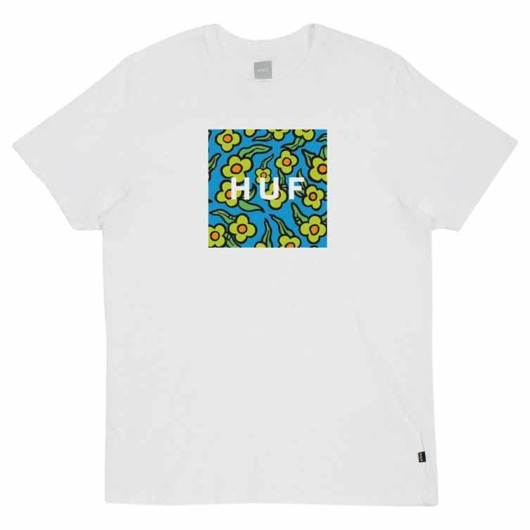 huf-camiseta-manga-corta-x-krooked-flowers-box-logo