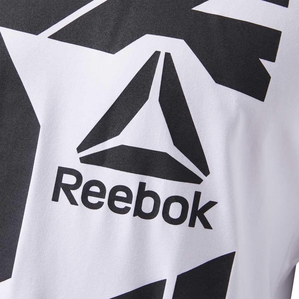 Reebok T-Shirt Manche Courte Workout Ready Premium Graphic Tech Top