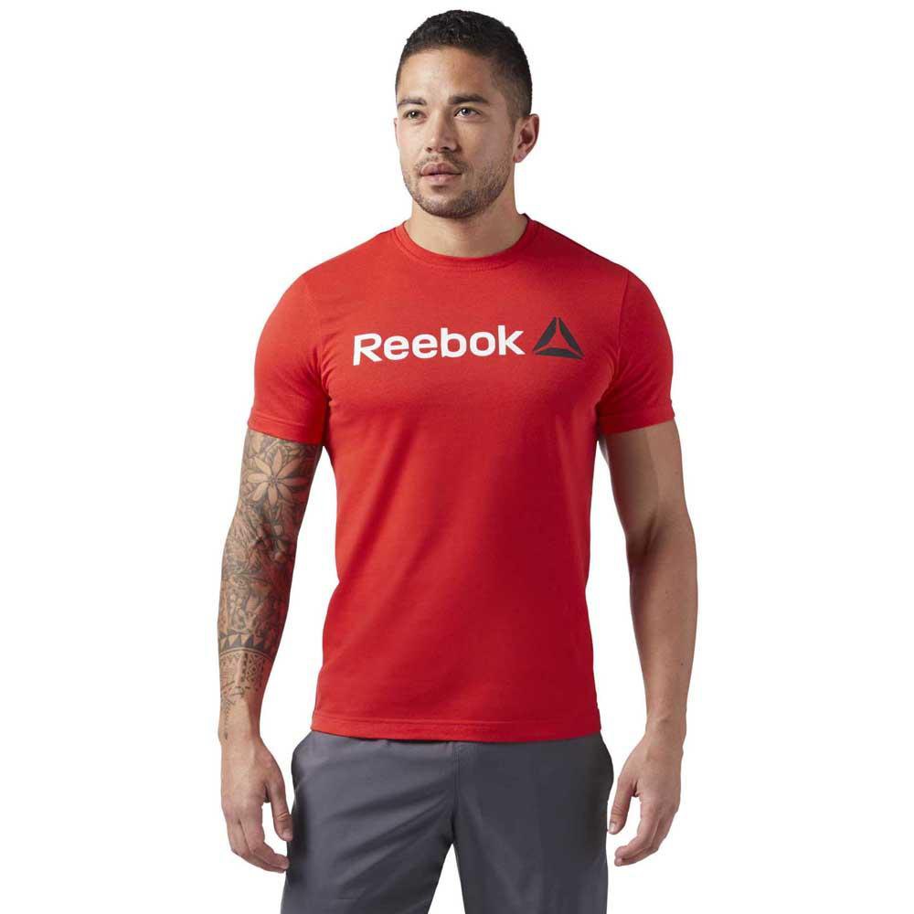 beskydning farve hjerte Reebok QQR Linear Read Short Sleeve T-Shirt Red | Traininn