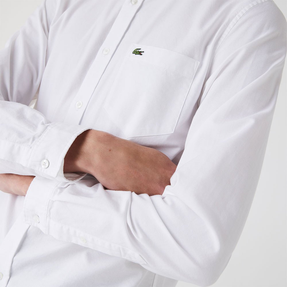 Lacoste Camisa Manga Cotton Blanco | Dressinn
