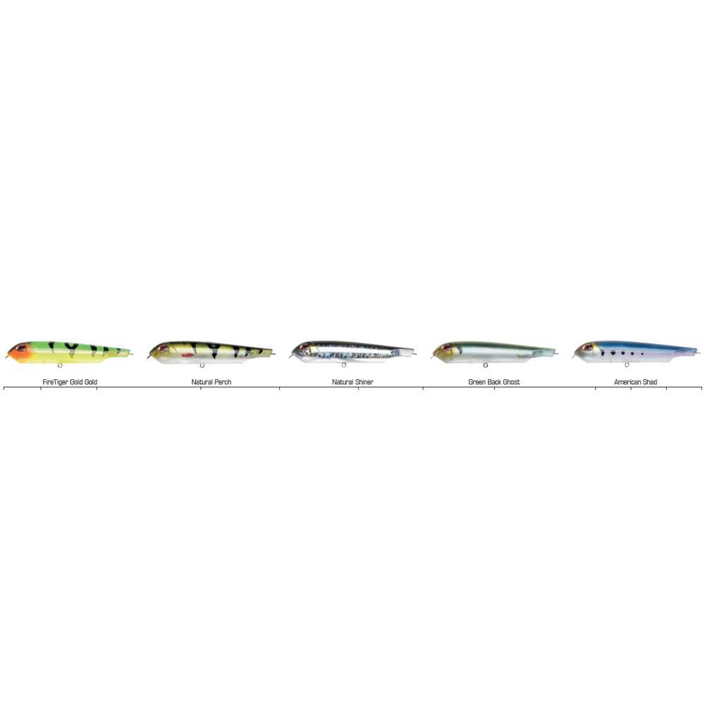 Details about   sebile flat belly walker 3 1/2" 1/2 oz walk the dog topwater yellow shad 