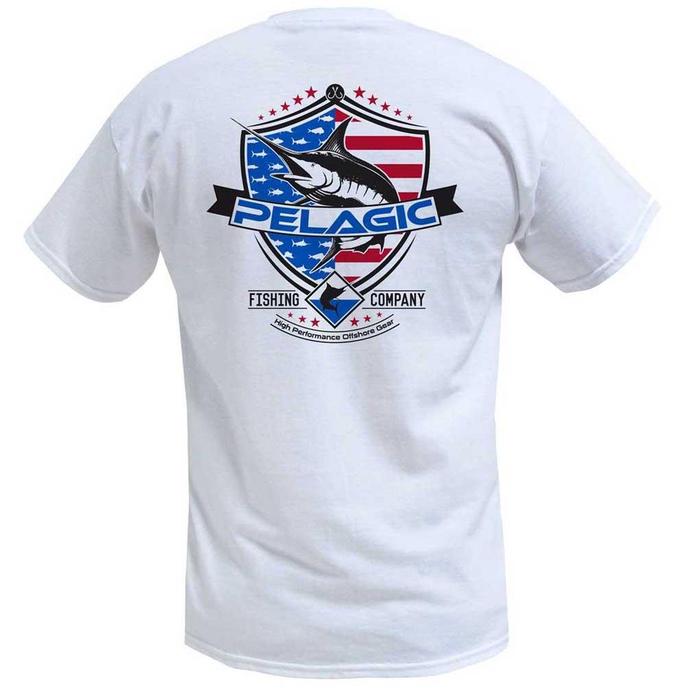 Pelagic Patriot Marlin T-shirt met korte mouwen