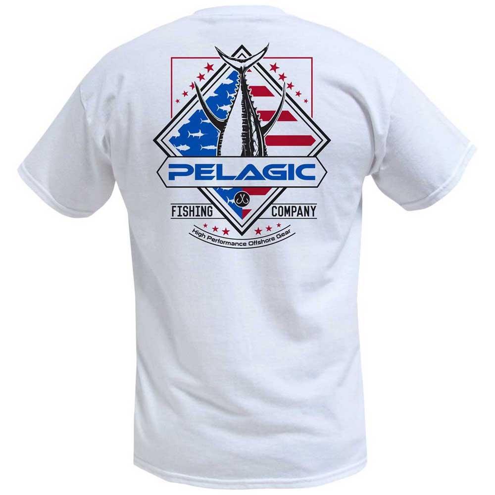 Pelagic Patriot Tuna Korte Mouwen T-Shirt
