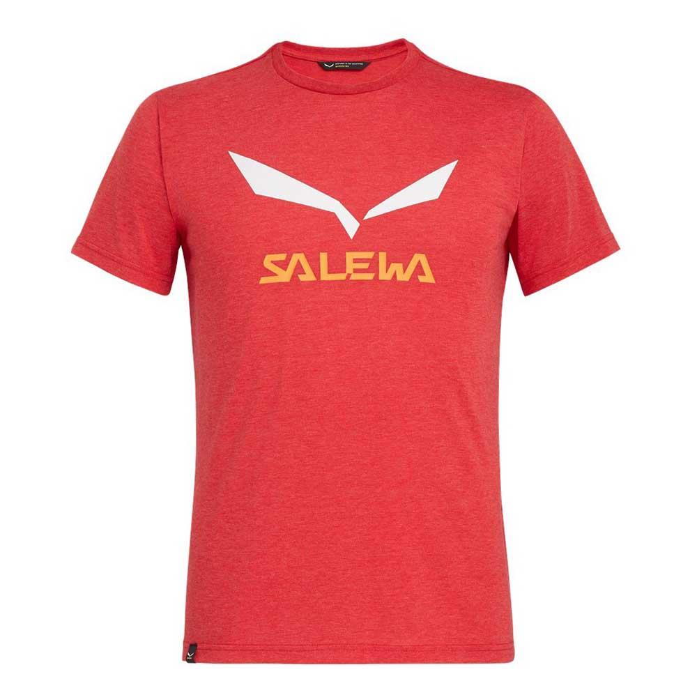 salewa-t-shirt-manche-courte-solidlogo-dri-release
