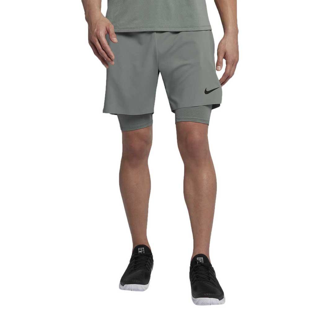 cisne Lanzamiento Restricciones Nike Pantalones Cortos Court Flex Ace Pro 7 Inch Verde | Smashinn