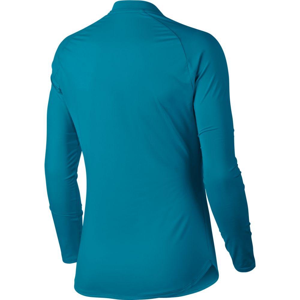 Nike CourPure Half Zip Langarm T-Shirt