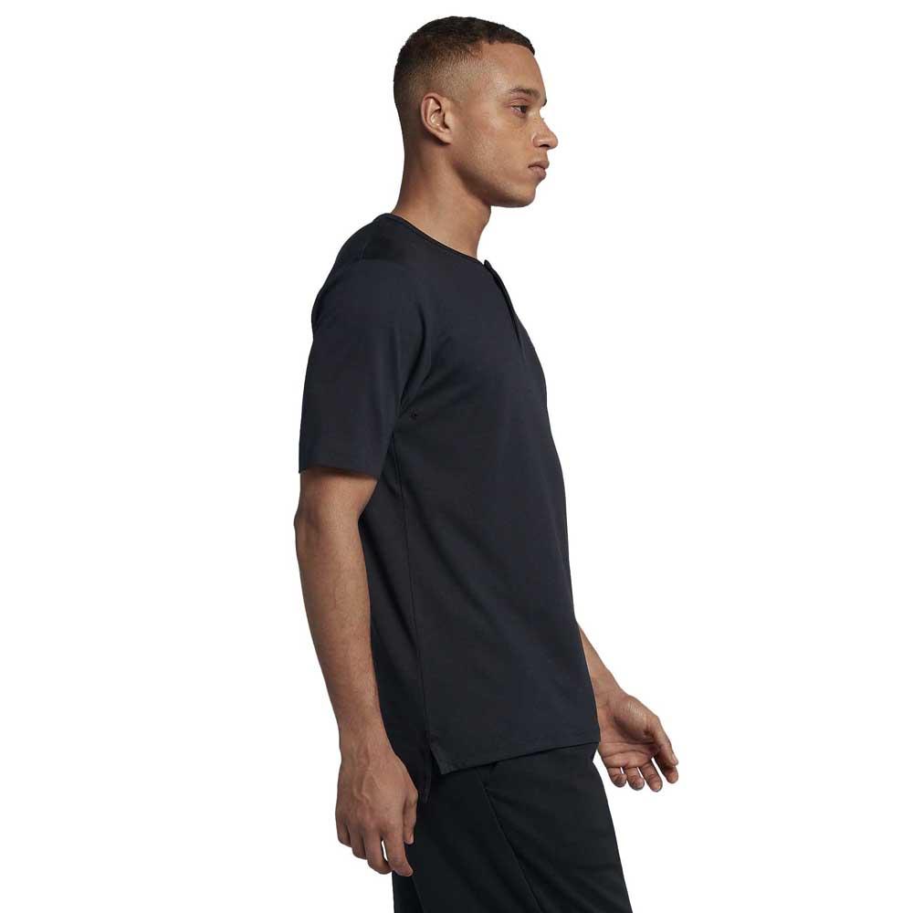 Nike Court Henley EOS Korte Mouwen T-Shirt