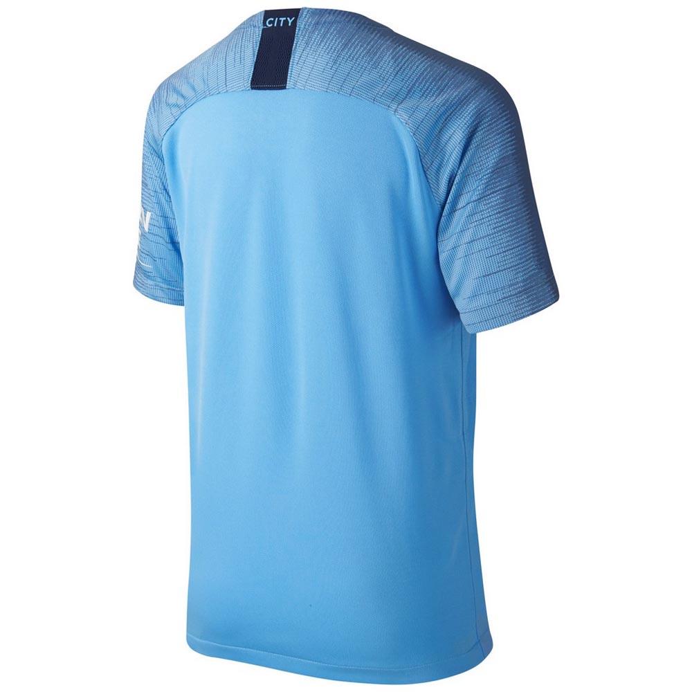Nike Camiseta Manchester City FC Primera Equipación Breathe Stadium 18/19 Júnior