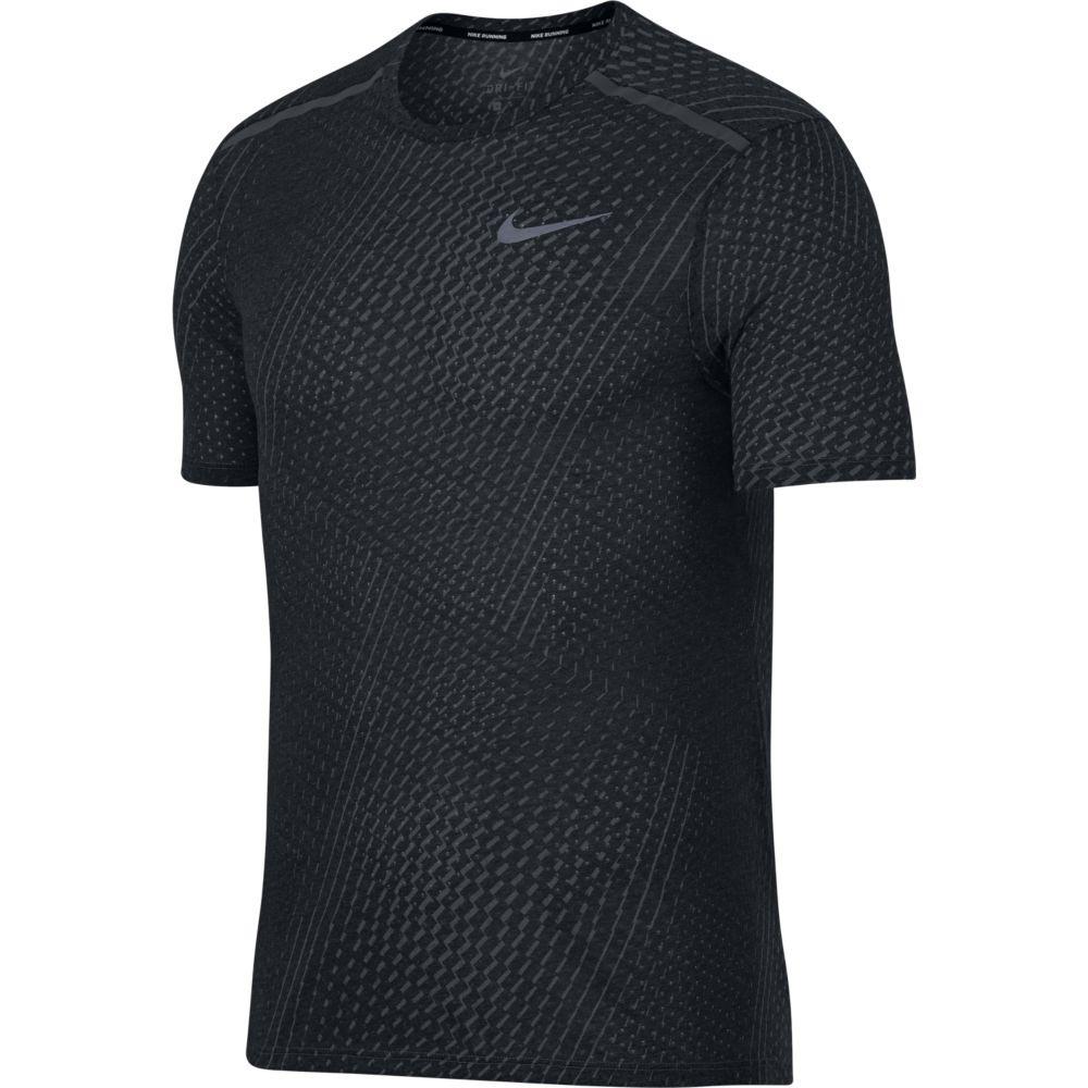 Nike Tailwind Short Sleeve Black | Runnerinn