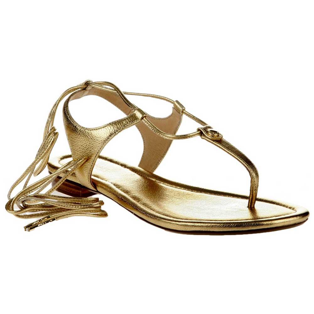 MICHAEL Michael Kors  Shoes  Michael Kors Metallic Gold Jelly Flat Sandals   Poshmark