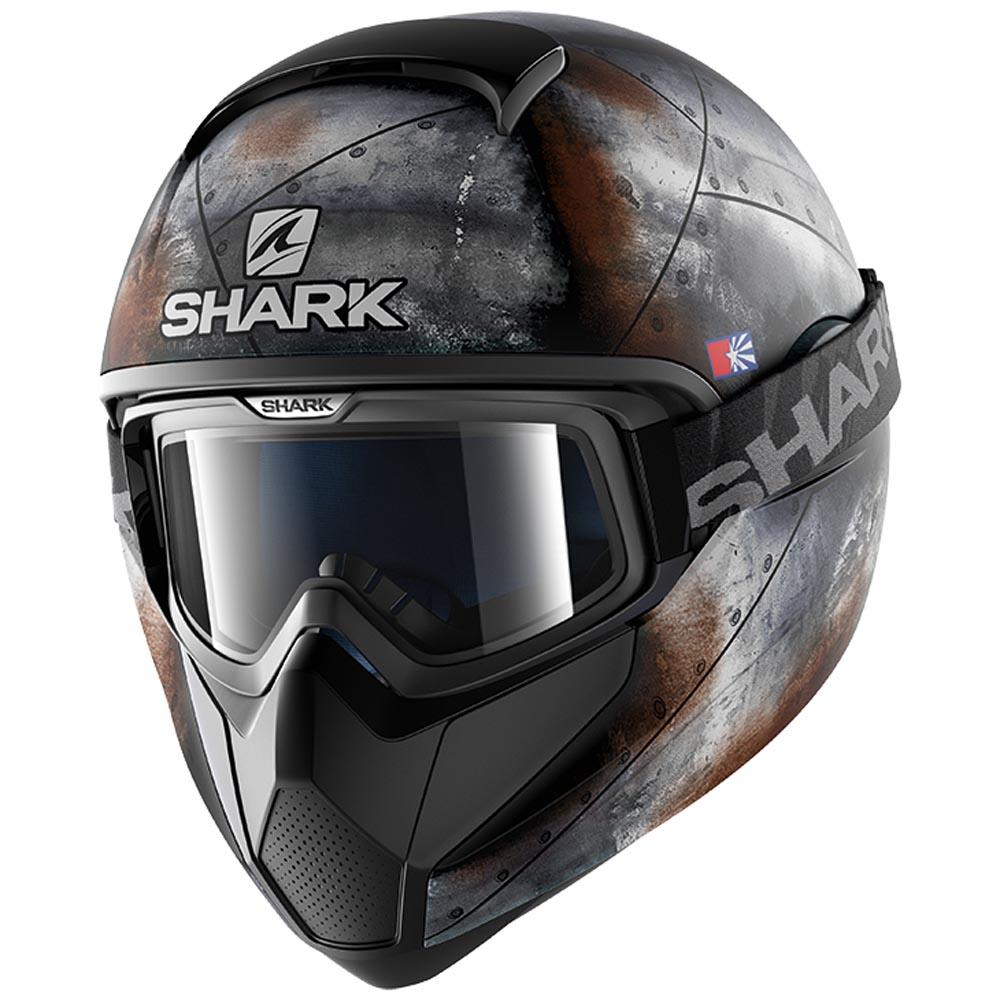 programa estafa par Shark Vancore Flare Mat Full Face Helmet Grey | Motardinn