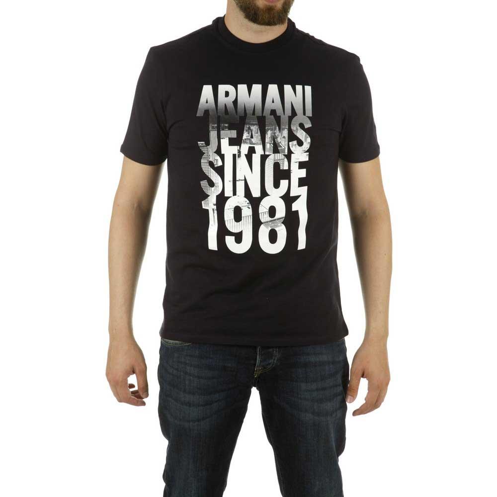 majoor overspringen Fictief Armani jeans 6X6T14-6J00Z Short Sleeve T-Shirt Black | Dressinn