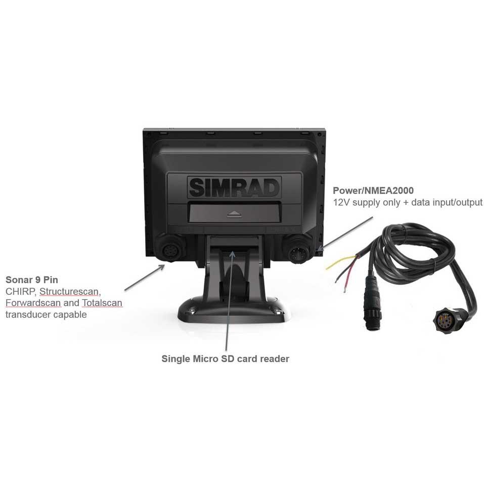 Simrad GO5 XSE ROW TotalScan Met Transducer