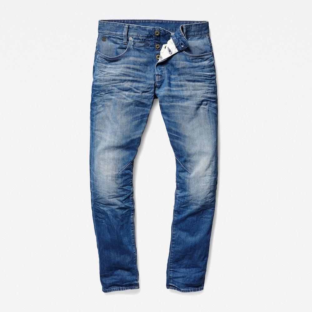 Frons Verlichting Peer Gstar D Staq 5 Pocket Straight Tapered Jeans Blue | Dressinn