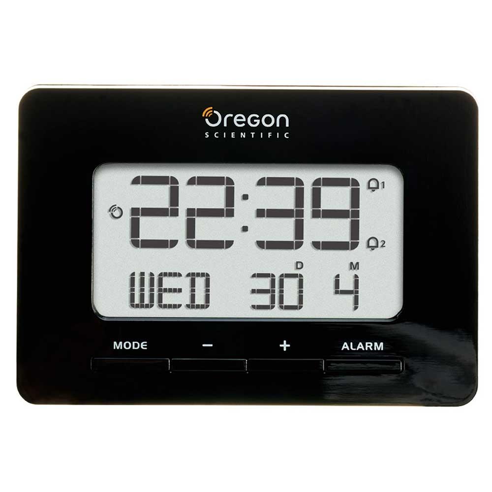 White Oregon Scientific RM938 Radio Controlled Atomic Alarm Clock Pack of 1 