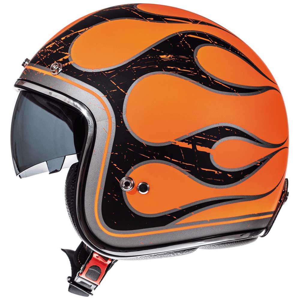 MT Helmets Casco Jet Le Mans 2 SV Flaming