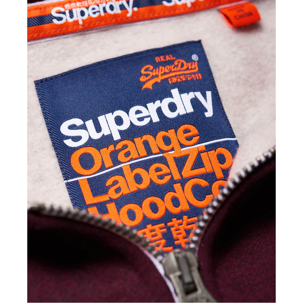 Superdry Felpa Con Cerniera Lampo Orange Label Hoodie