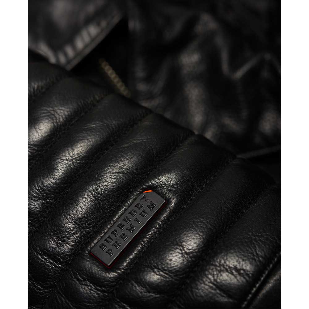 Superdry Premium Classic Leather Biker Jacket